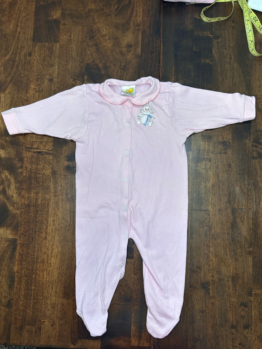 Little Suzy’s  Zoo Baby Girl 9 Month 100% Cotton Pajamas Lulla
